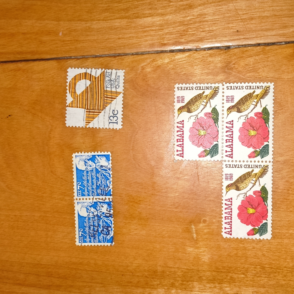 Vintage Postage Stamp Collection